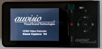 4K-UHD-Video-Rekorder / Game Capture mit Farbdisplay / HDMI / USB