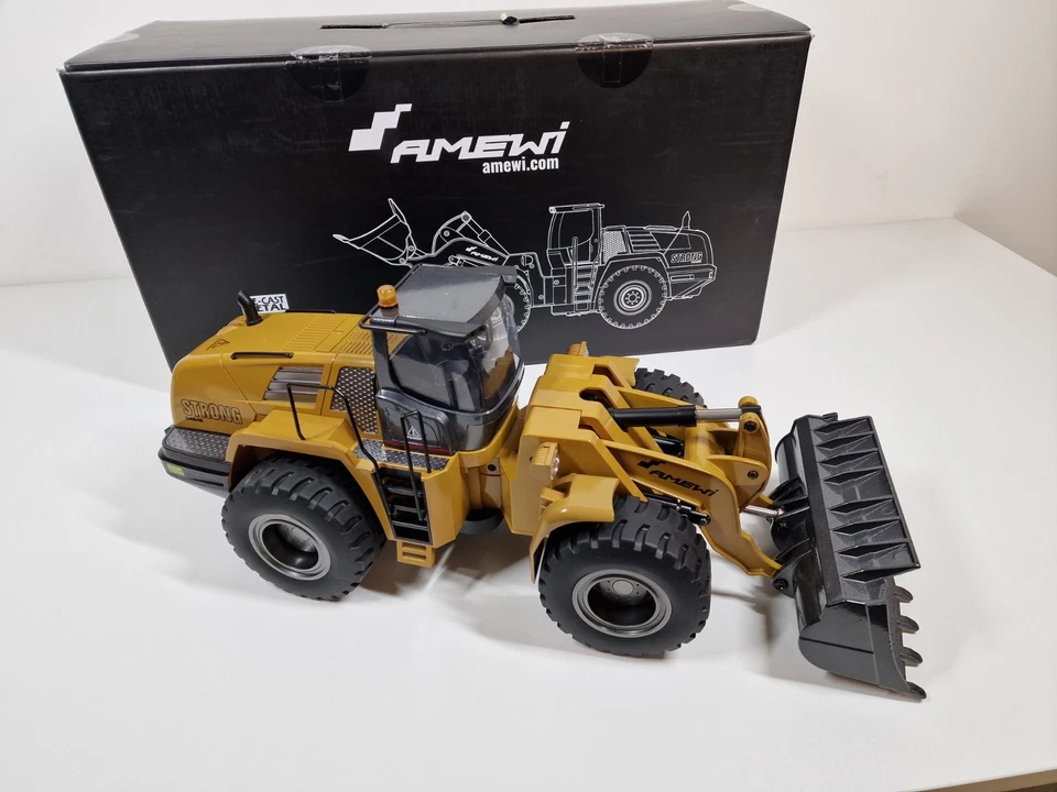 Amewi 22343 Rc Radlader V4 G485E 1:14 10-Kanal Sound Teilmetall NEUWERTIG MANGEL - Bild 2 von 4