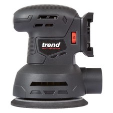 Trend 18V Cordless 125mm Random Orbital Sander for Sanding & Fast Stock Removal,