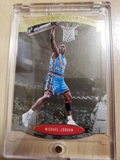 MICHAEL JORDAN 1995 UD All-Stars Gold Die-Cut Insert BULLS RARE GOAT