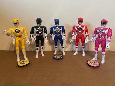 Power Rangers 8''  action figures lot of 5 vintage 1993/94
