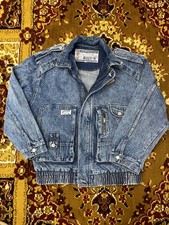 Bizzy Herren Denim Bomberjacke Blau Gr. L kur...