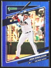 2021 Donruss #79b Josh Donaldson Holo Blue : 