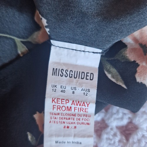 Missguided Bell Sleeve Top SIZE 12 PERFECT CONDITION - Picture 5 of 5