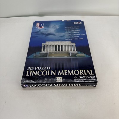 Daron CF104H 3D Lincoln Memorial Puzzle 42 Pieces New