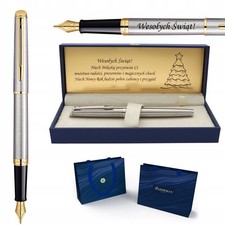 Füllfederhalter Stahl Gt mit Gravur - Weihnachtsgeschenk