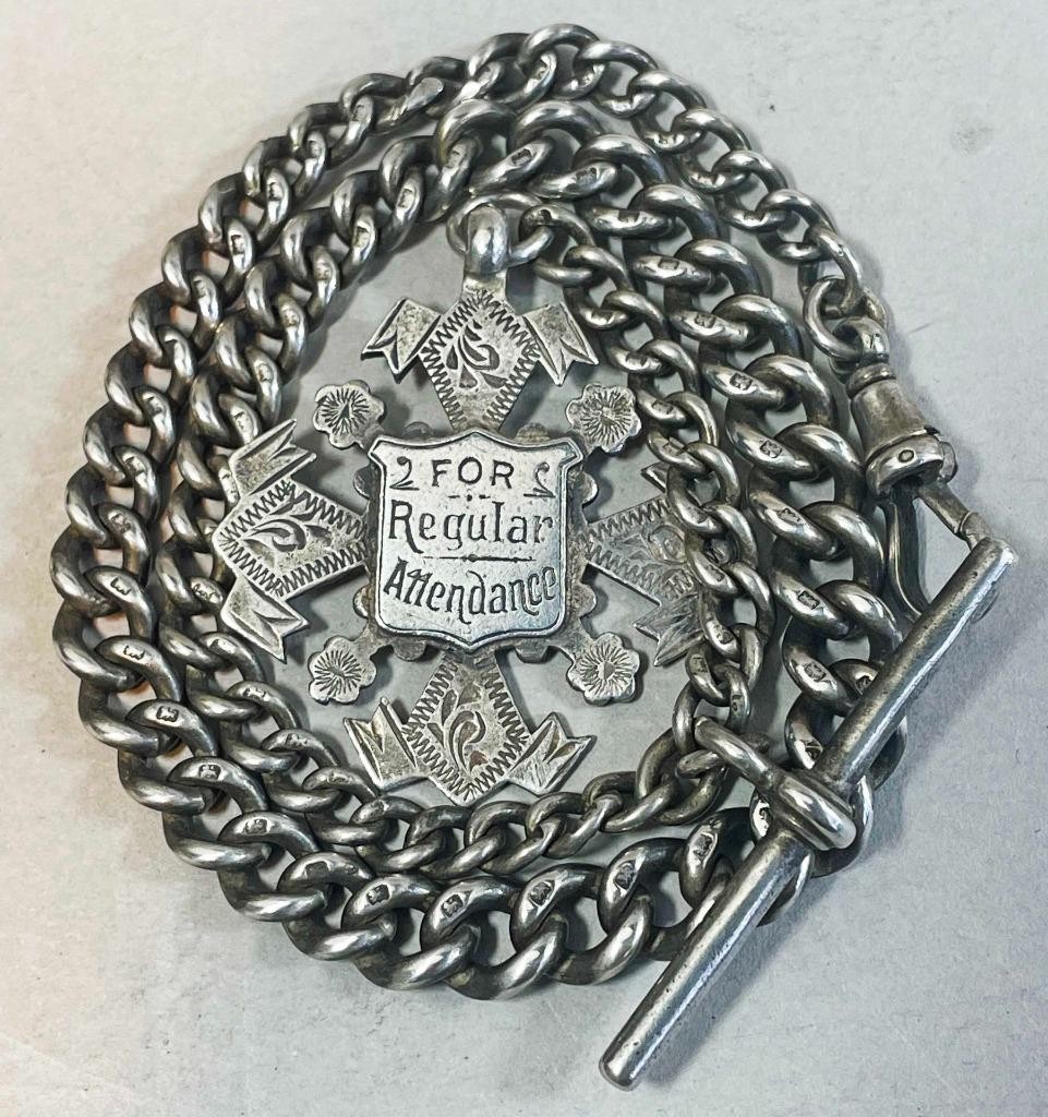 Разное Sterling Silver Pocket Watch Chain