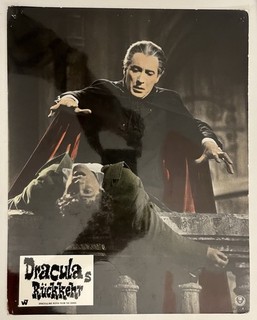 Draculas Rückkehr EA Aushangfoto # 22 Christopher Lee Hammer Horror