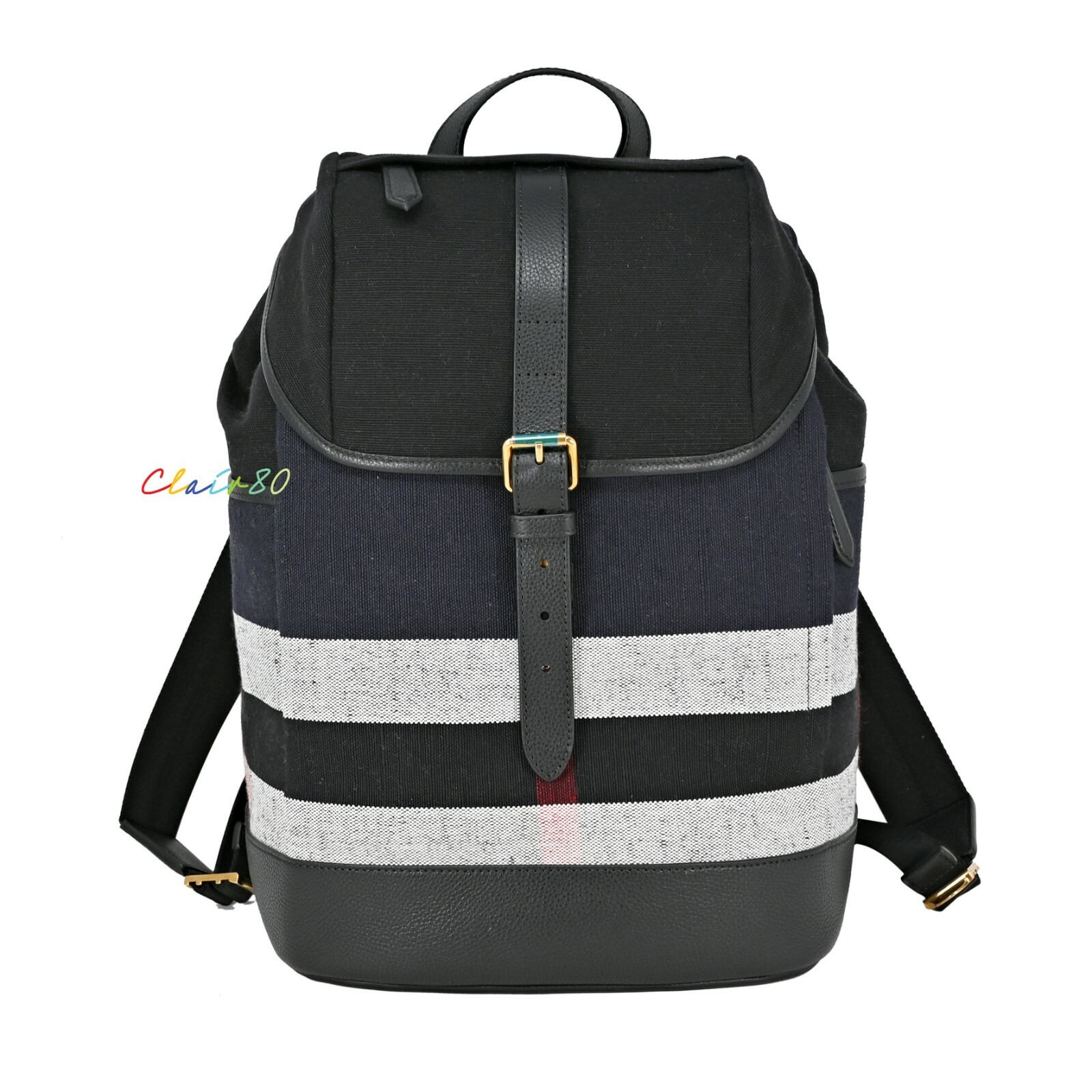 burberry check backpack