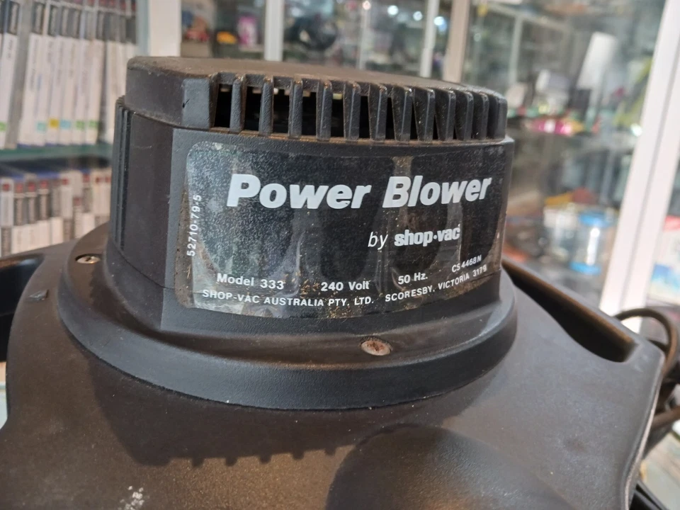 SOPLADOR ELÉCTRICO POR SHOP-VAC AUSTRALIA MODELO 333 B3020 240V 1000W Foto 4 de 4