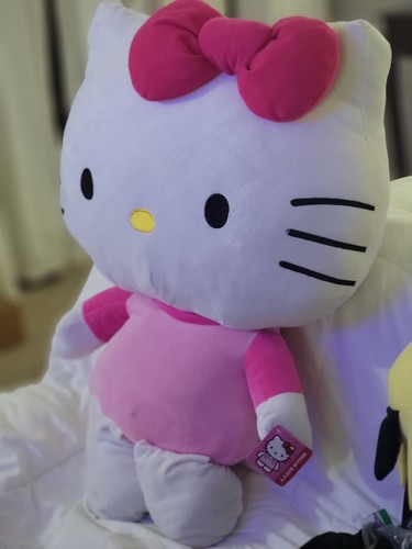 Hello Kitty 25" pulgadas / 64 cm peluche gigante animal de peluche 2011 nuevo con etiquetas - Imagen 4 de 5