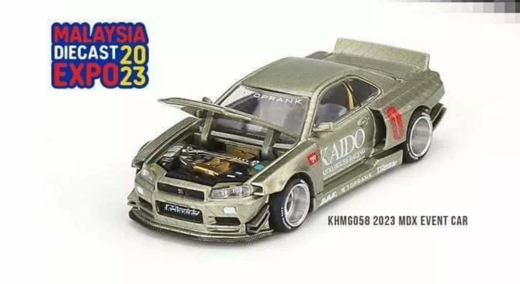 新品同様 house kaido MINIGT 未開封 MDX R34 マレーシア限定 ミニカー