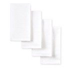 Honeycomb Modern Farmhouse Napkin 4pack Set White 19"x