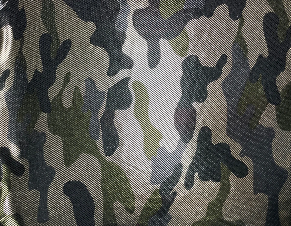 Poly Spandex Camouflage Foil Printed Fabric, Sold By The Yard, Free Ship/Returns - Image 3 of 4