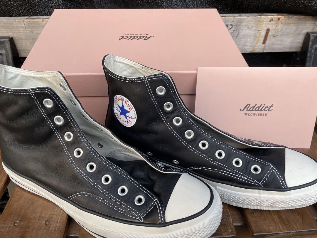 靴 CONVERSE ADDICT CHUCK TAYLOR LEATHER HI Converse Addict Chuck Taylor Leather HI Original US10.5 | eBay