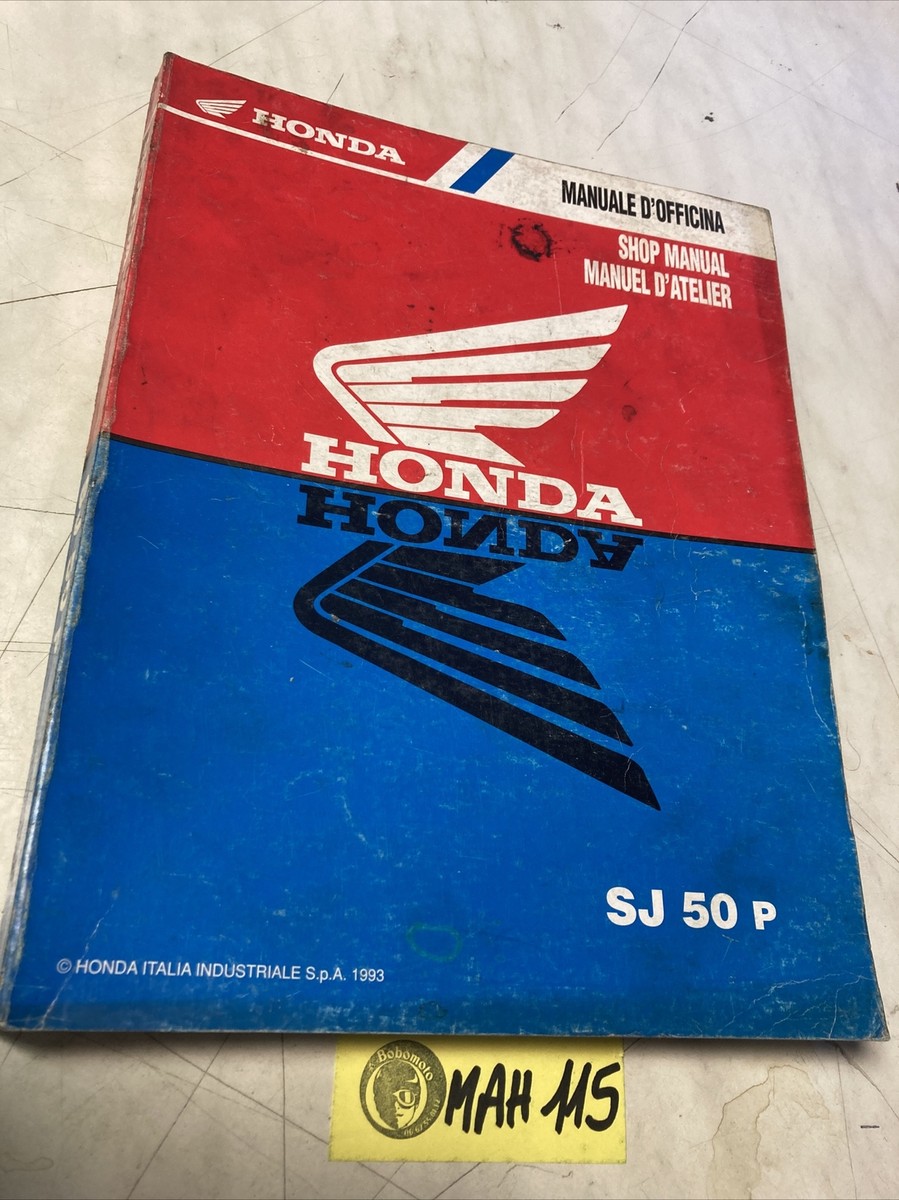 Honda SJ50 (P) Scooter Bali 1993 SJ 50 Service Manual Technical