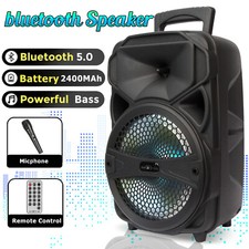 1000W Portable Bluetooth Speakers with Subwoofer Wireless Stereo Bass W/Micphone