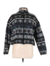 Zaful Women Gray Track Jacket M