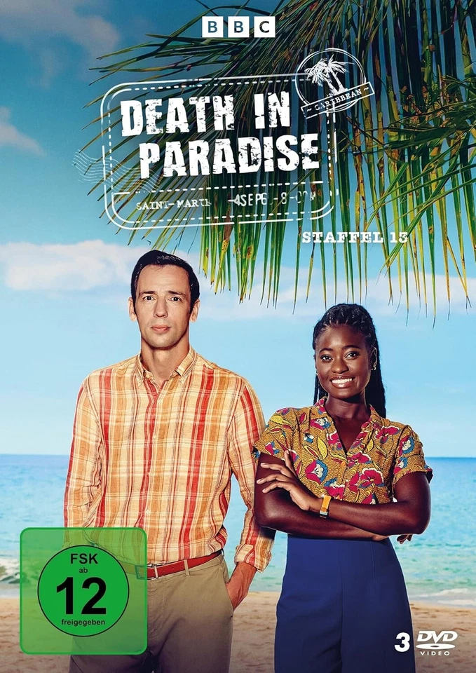DEATH IN PARADISE Staffel 13 (Neuheit 11.04.2025 Deutsch) 3 DVD NEU & OVP
