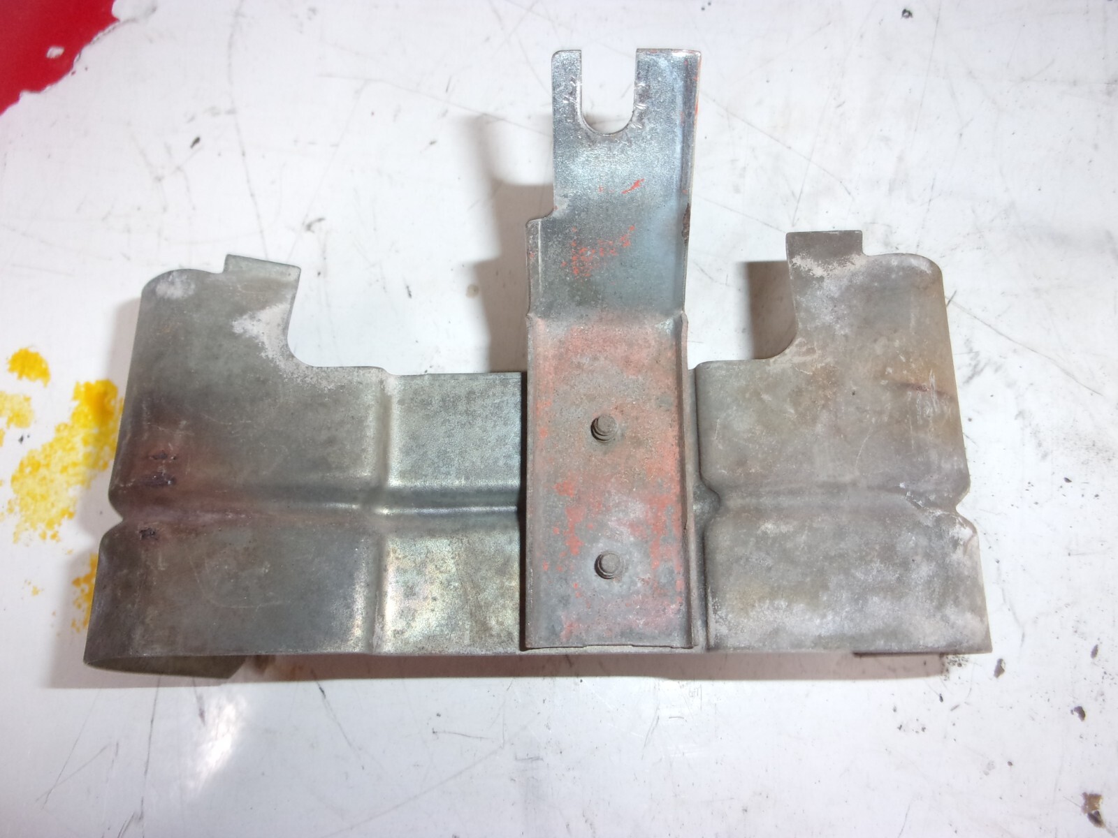 Small Block Chevy Chevrolet Exhaust Manifold Spark Plug heat shield eBay