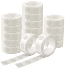 300 Pcs Glue Point Dots Removable Adhesive Point Tape 3 Rolls Double-Sided Dots