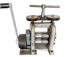 Filli Cavallin 120 MM Combination MANUAL Rolling Mill USED side rolls half round