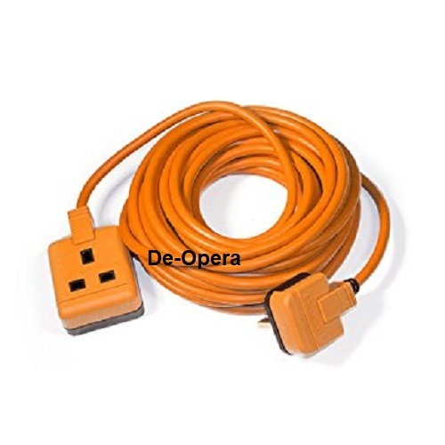 4WAY 5M/10M/25M CABLE EXTENSION REEL LEAD MAINS SOCKET HEAVY DUTY ELECTRICAL - Picture 20 of 31