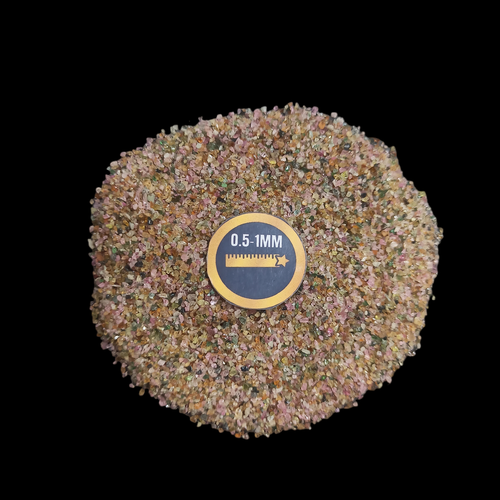 Natural Multi Tourmaline coarse Crushed Powder For Massage Use jewelry Making - Picture 5 of 17
