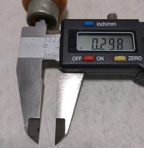 Finished Wooden Tool Handle With Ferrule Drilled Center Files Wood Turning Craft - Picture 11 of 14