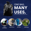 Plasticplace W14HDC Clear High Density Trash Bags - 12-16 Gallon, Case Of 1000