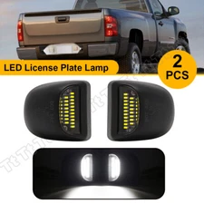 LED License Plate Light Lamp For Chevy Silverado GMC Sierra 1500 2500 3500 Yukon
