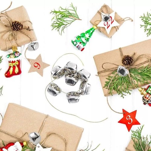Jingle Bells Charm Christmas Pendant All Colours & Sizes - Picture 5 of 25