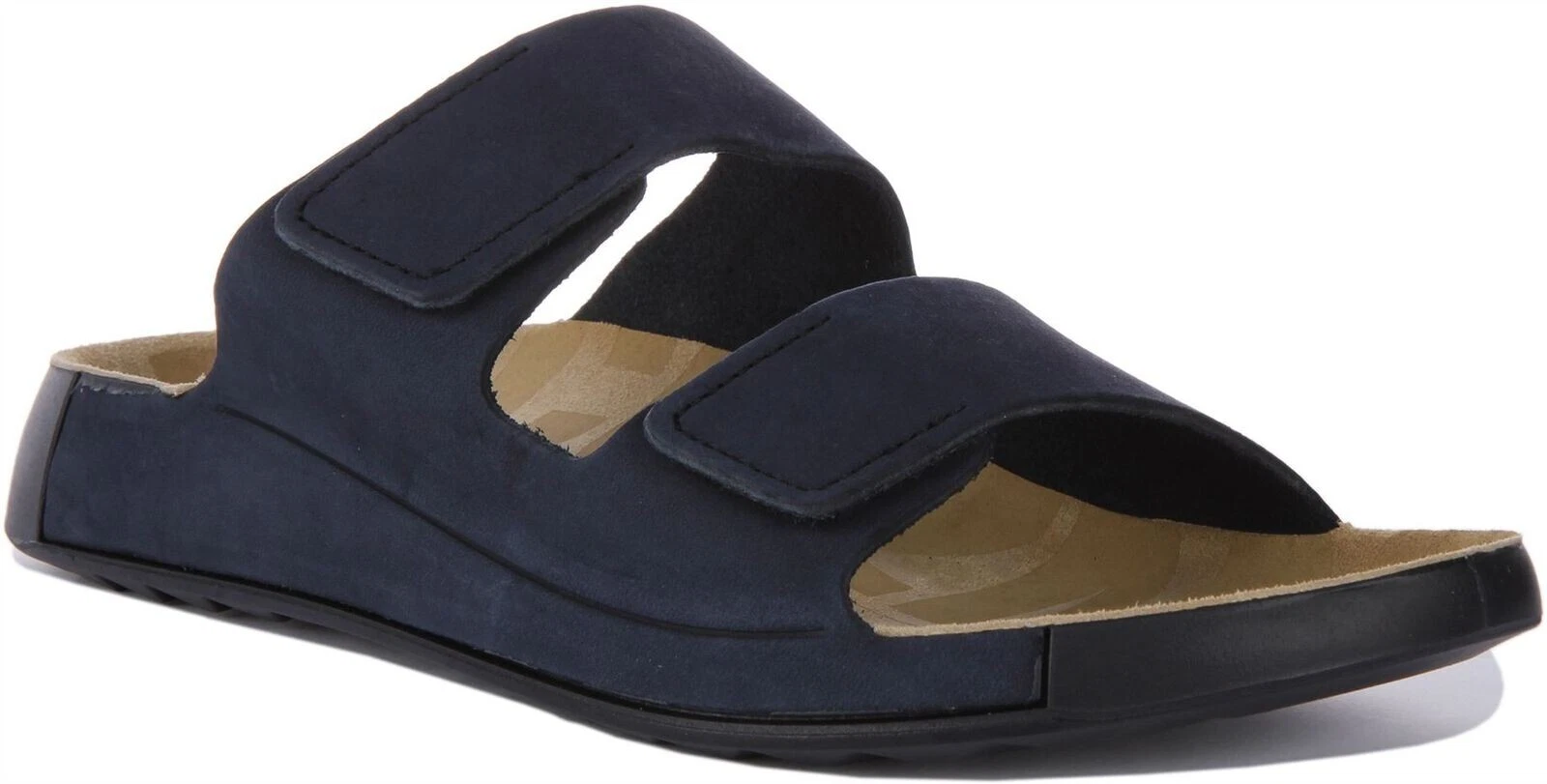 Ecco Sandalo Da Uomo Con Cinghie E Doppia Fibbia Cozmo Navy UK 6 12