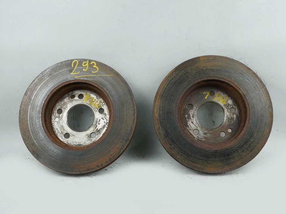 1997 - 2004 Mercedes Benz Slk Class 170 Slk230 disco rotor de freio dianteiro esquerdo direito - Imagem 2 de 4