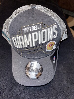 New Era Men's NFC Conference Champions San Francisco 49ers Hat 9forty Adjustable
