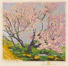 Gustave Baumann : Silver Sky : Archival Quality Art Print 13"X19"