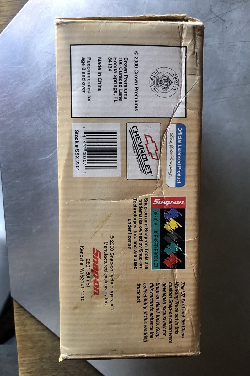 Snap On Tools Limited Edition Working Truck Set | eBay