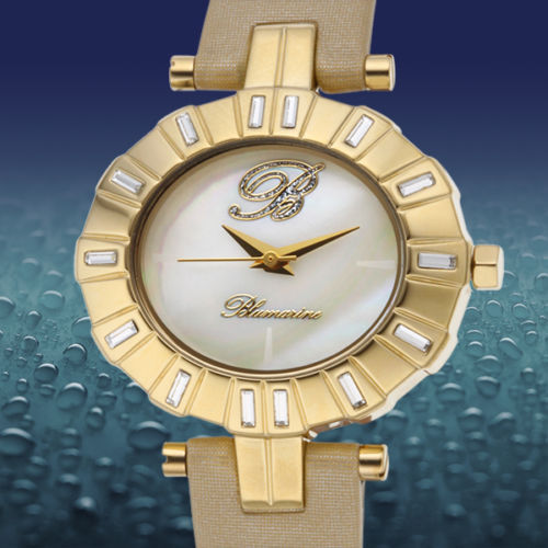 Montre Blumarine Star Pour Femme - Boîtier Étoile Acier - Bracelet Cuir & Acier - Neuf Avec Étiquettes
