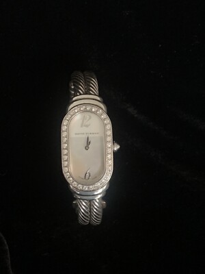 David Yurman Diamond Bracelet Watch Madison T408