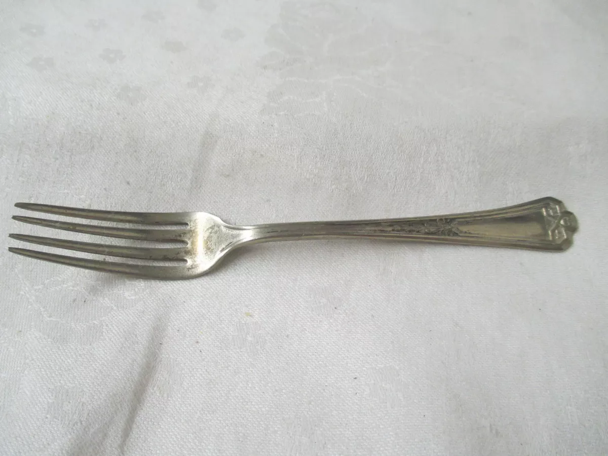 Antique 1923 IS R.C. Co Silver plated Youth Fork Chatham