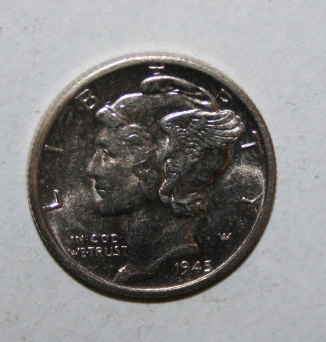 S⭐︎ 1945 S MERCURY SILVER DIME ZX24 | eBay