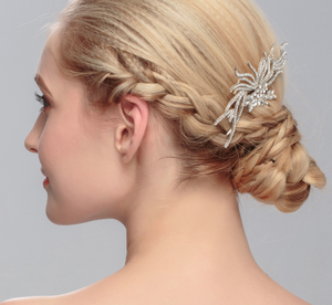 Crystal Diamante Wedding Hair Comb Bridal Vintage Hair Accessories