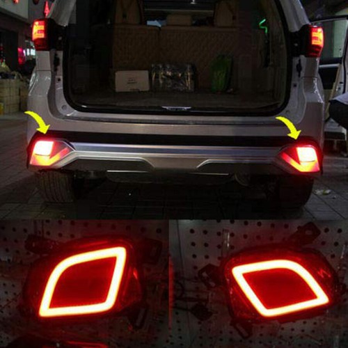 LED Rear Bumper Light Brake DRL Turn Signal LH+RH For Toyota Highlander 2015-19 - Picture 7 of 11