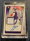 2024 Donruss JJ McCarthy Rookie Phenom Jerseys Auto RC #4/49 Vikings