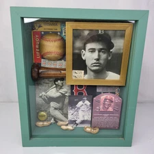 Ted Williams Memorabilia Shadowbox (Theodore Samuel Williams) Boston Red Sox