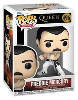Queen Funko Pop! Rocks Vinyl Figur Freddie Mercury (White Singlet) 9 Cm (496)