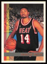 1997-98 Topps #157 Charles Smith Rookie Miami Heat RC Card. rookie card picture