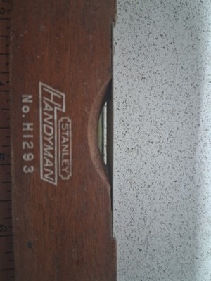 Vintage wooden level  by Stanley, a well-known and trusted name in the industry