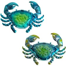 Rust-Resistant Crab Wall Decor - Indoor/Outdoor