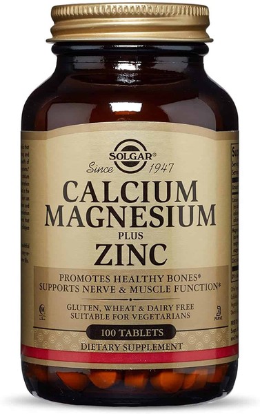 Solgar Calcium Magnesium Plus Zink (Calcium, Magnesium Und Zink) 100 Tabletten-image